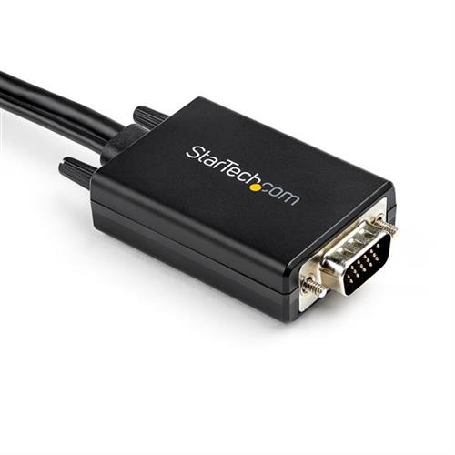 StarTech.com VGA2HDMM3M cavo e adattatore video 3,048 m USB Type-A + VGA (D-Sub) HDMI tipo A (Standard) Nero