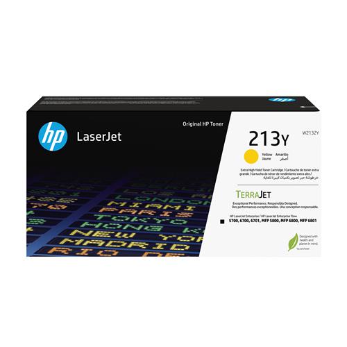 HP 213Y YLW ORIGINAL LASERJET TONER CRTG