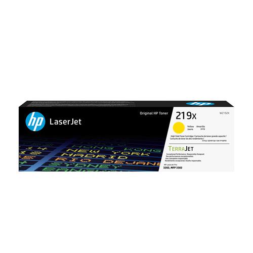 HP 219X HIGH YIELD YELLOW ORIGINAL LASERJET TONER CARTRIDG