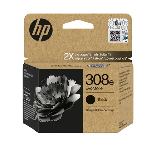 HP 308E EVOMORE BLACK ORIGINAL EN/DE/PL/CZ/NL INK CARTRIDGE