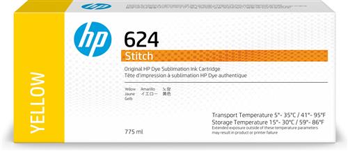 HP 624 775ML YELLOW DYE INK C