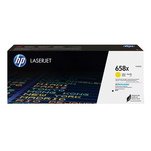 HP 658X YELLOW LASERJET TONER CARTRIDGE