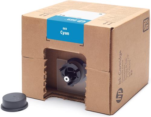 HP 869 3L CYAN PAGEWIDE XL PRO INK CARTRIDGE