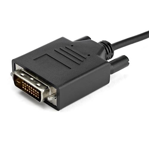 StarTech.com CDP2DVIMM2MB cavo e adattatore video USB tipo-C DVI-D Nero