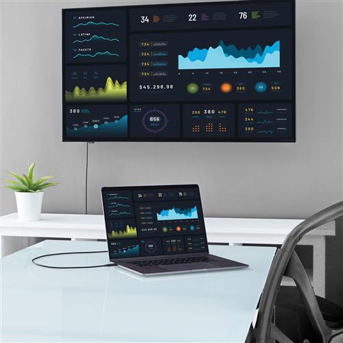 StarTech.com CDP2DVIMM2MB cavo e adattatore video USB tipo-C DVI-D Nero