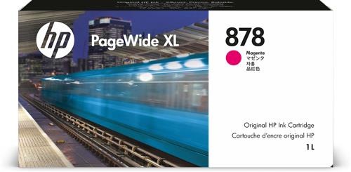 HP 878 1L MAGENTA PAGEWIDE XL INK CRTG