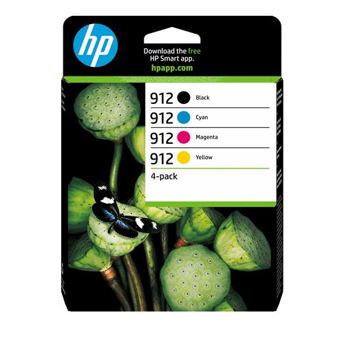 HP 912 CMYK ORIGINAL INK CARTRIDGE 4-PACK