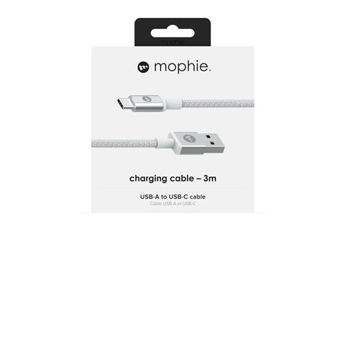 mophie 409903207 cavo USB 3 m Mini-USB A USB C Bianco