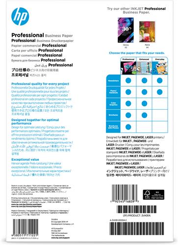 HP PROF BIZ GLS 180G A4 150SH FSC PAPER