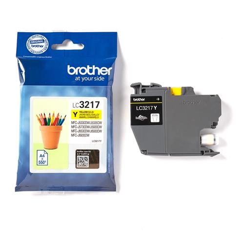 LC-3217Y INK CARTRIDGE YELLOW APP 550 PAGES ISO STANDARD 24711