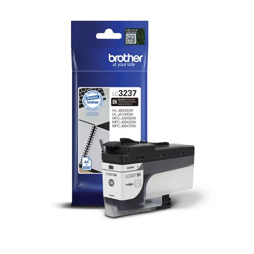 LC-3237BK INK CARTRIDGE BLACK F/HL-J6000DW/J6100DW MFC-J5945DW