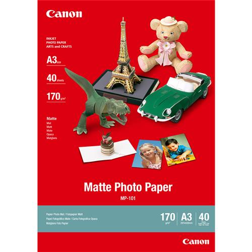 MP-101 A3 CARTA OPACA MATTE PHOTO PAPER 40 FOGLI