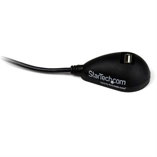 StarTech.com USBEXTAA5DSK cavo USB USB 2.0 USB A Nero