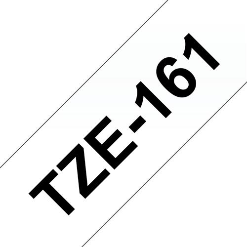 NASTRO LAMINATO 36MM 8M NERO SU TRASPARENTE