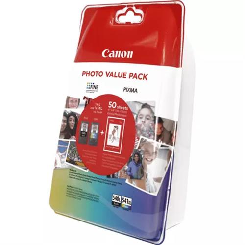 PG-540L/CL-541XL PHOTO VALUE BL 4X6 PHOT PAPER(GP-501 50SHEETS)