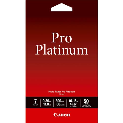 PHOTO PAPER PRO PLATINUM PT-101 4X6 50