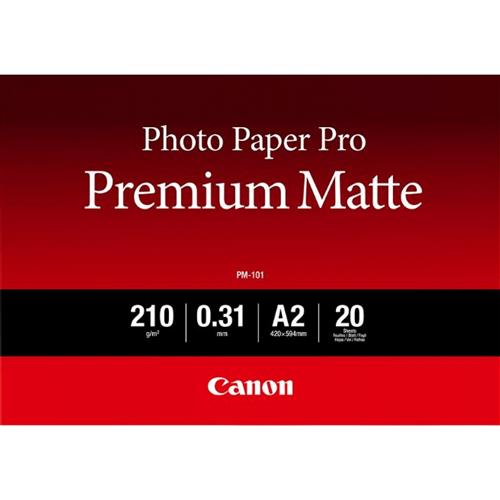 PM-101 A2 20 20 SHEETS PREMIUM MATTE PHOTO PAPER