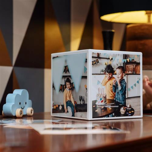 PP-201 5X5 PHOTO CUBE CREATIVE PACK WHITE GREEN (40SHEETS) + AC