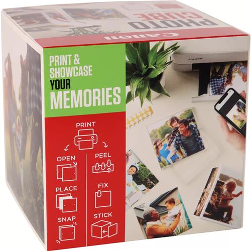 PP-201 5X5 PHOTO CUBE CREATIVE PACK WHITE GREEN (40SHEETS) + AC