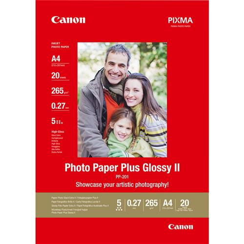 PP-201 CARTA FOTOGRAFICA PHOTO PAPER PLUS GLOSSY A4 20 FOGLI