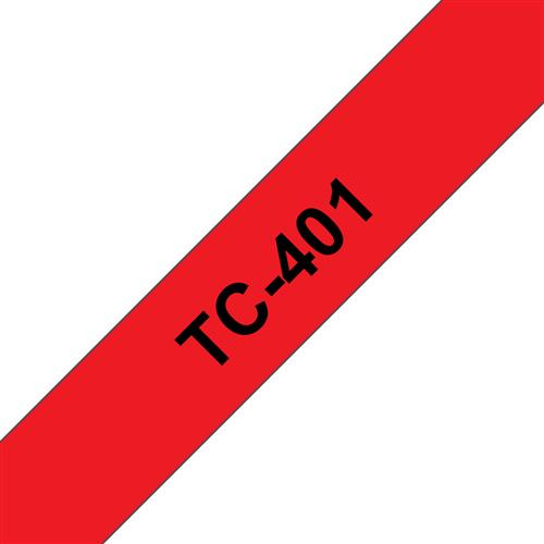 PTOUCH 12MM RED BLACK FOR P TOUCH 500/8E/2 3 5