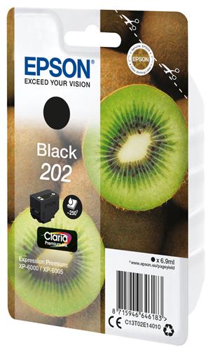 SINGLEPACK BLACK 202 CLARIA PREMIUM INK