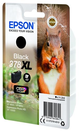 SINGLEPACK BLACK 378XL CLARIA PHOTO HD INK