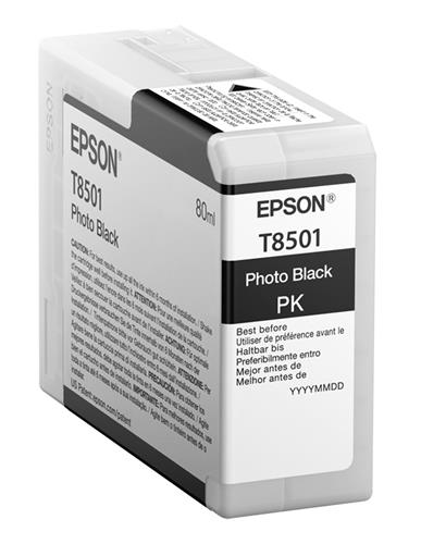 SINGLEPACK PHOTO BLACK T850100 ULTRACHROME HD INK 80ML