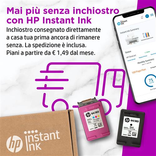 HP DeskJet 4122e All-in-One Printer Getto termico d'inchiostro A4 4800 x 1200 DPI 8,5 ppm Wi-Fi