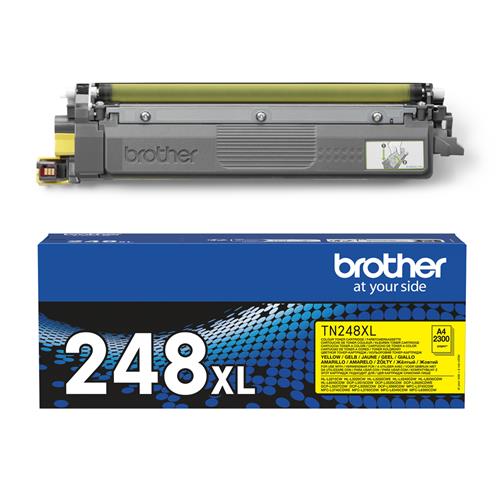 TN248XLY YELLOW TONER CARTRIDGE. ISO YIELD 2.300 PAGES