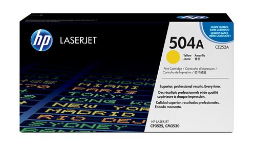 TONER GIALLO 504A PER CLJ CP 3525 CM 3530