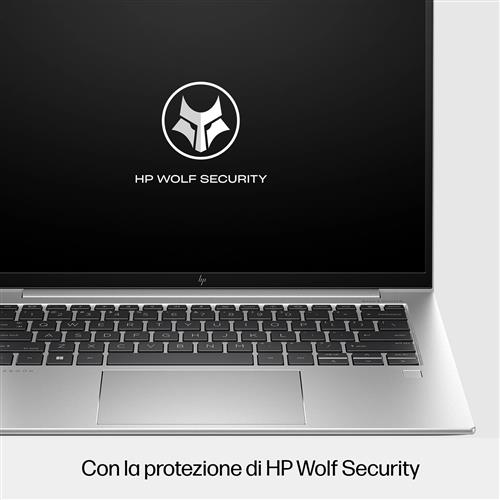 HP EliteBook 840 G10 Intel Core i5 i5-1335U Computer portatile 35,6 cm (14) WUXGA 16 GB DDR5-SDRAM 512 GB SSD Wi-Fi 6E (802.11ax) Windows 11 Pro Argento