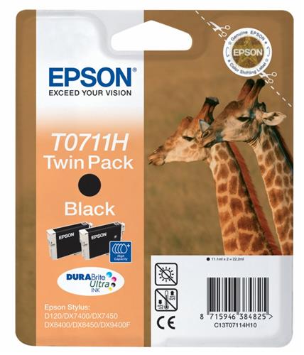 TWIN PACK 2 CARTUCCE T071 PER D120 DX 7400 7450 8400 GIRAFFE