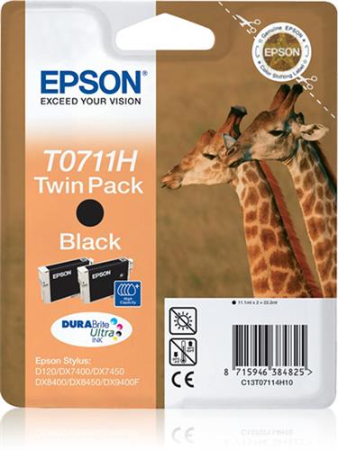 TWIN PACK 2 CARTUCCE T071 PER D120 DX 7400 7450 8400 GIRAFFE