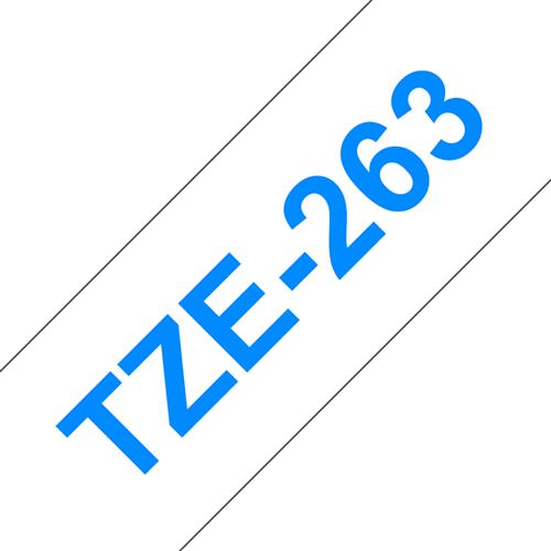 TZE-263 BLUE ON WHITE
