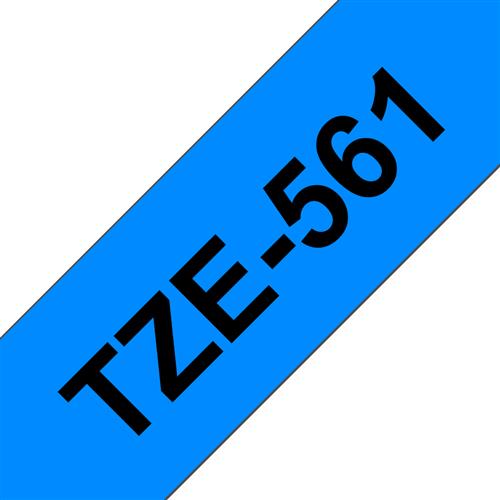 TZE-561 BLACK ON BLUE