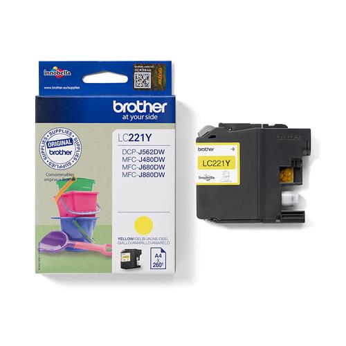 YELLOW INK CARTRIDGE F/MFCJ480DW/680/880