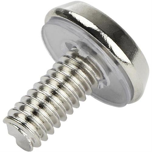 12-24 SERVER RACK SCREWS 50 PACK - NICKEL-PLATED