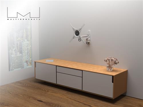 2 WITH PIVOT BRACKET SN 200X200 - WHITE