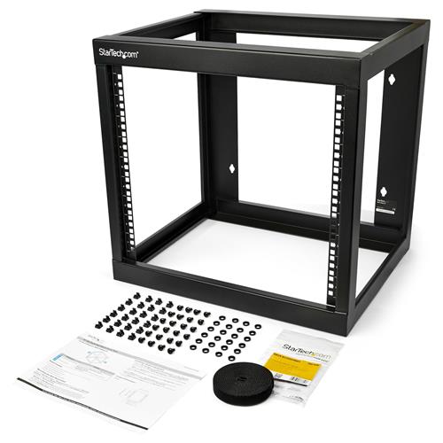 9U WALL-MOUNT RACK OPEN FRAME 18 IN. DEEP - STEEL