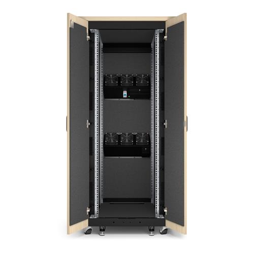 APC NETSHELTER SOUNDPROOF SERVER RACK 32U 230V 1666H X 750