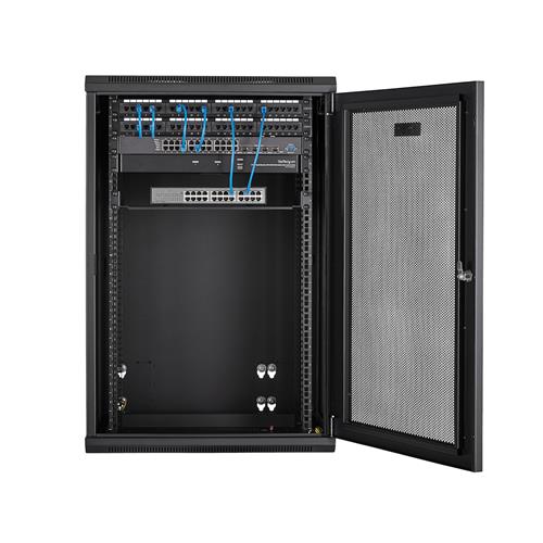 ARMADIO PER SERVER RACK MONTABILE A PARETE 18U FINO A 20