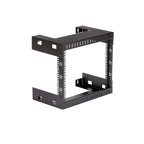 ARMADIO RACK DI RETE A PARETE 6U 19IN OPEN FRAME A 2 MONTANTI