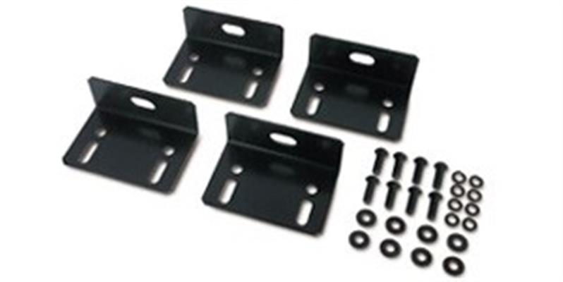 BOLT DOWN BRACKET KIT 4 SETS - BLACK
