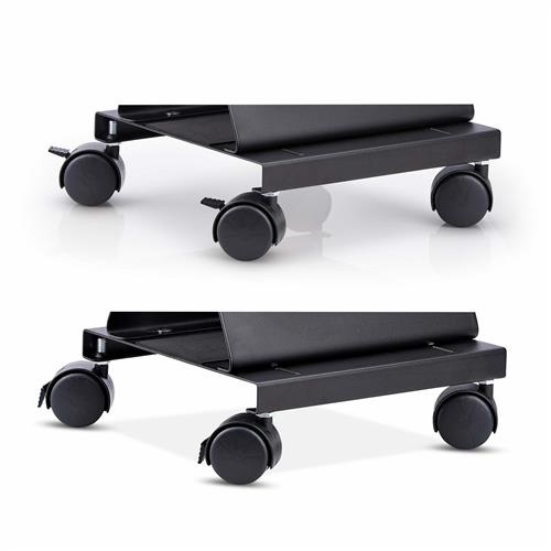 CARRELLO PORTA CPU SU RUOTE SUPPORTO PER PC REGOLABILE