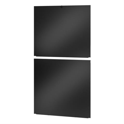 EASY RACK SIDE PANEL 48U/1200MM DEEP SPLIT SIDE PANELS BLACK QTY