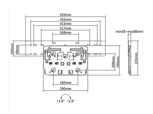FIXING KIT SAMSUNG QLED SERIES 7/8/9 75IN