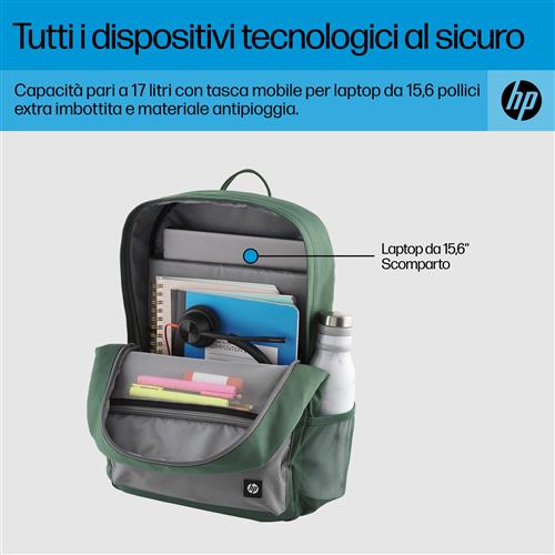 HP CAMPUS GREEN BACKPACK