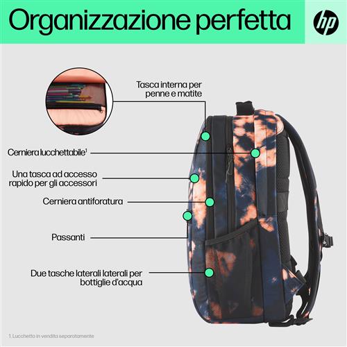 HP CAMPUS XL TIE DYE BACKPACK