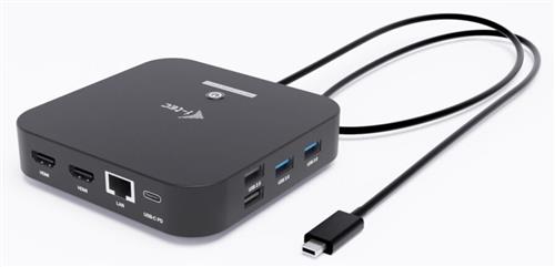 I-TEC USB-C 2X HDMI DOCK 100W PD 100W + I-TEC CHARGER 100W